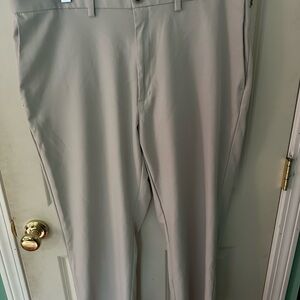 Haggar Light Stone Color Dress Pants Flat Front Professional